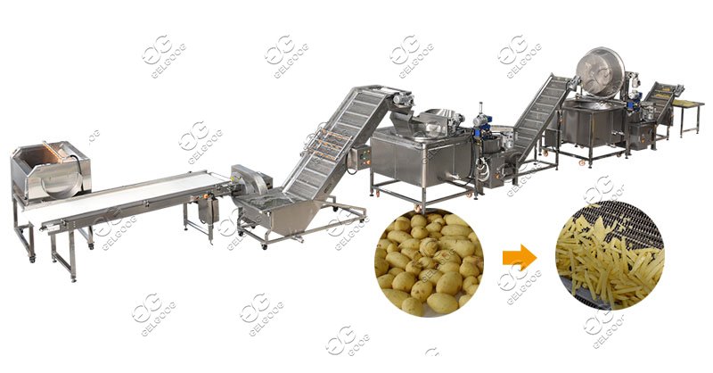 Small Scale Potato Chips Processing Line