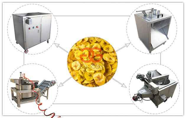 Semi Automatic Fried Banana Chips Production Line GELGOOG
