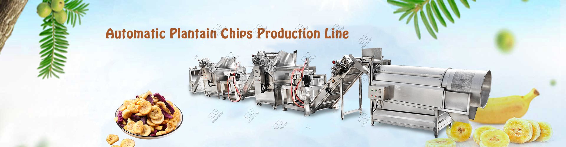 Automatic Banana Chips Production Line with Different Capacity