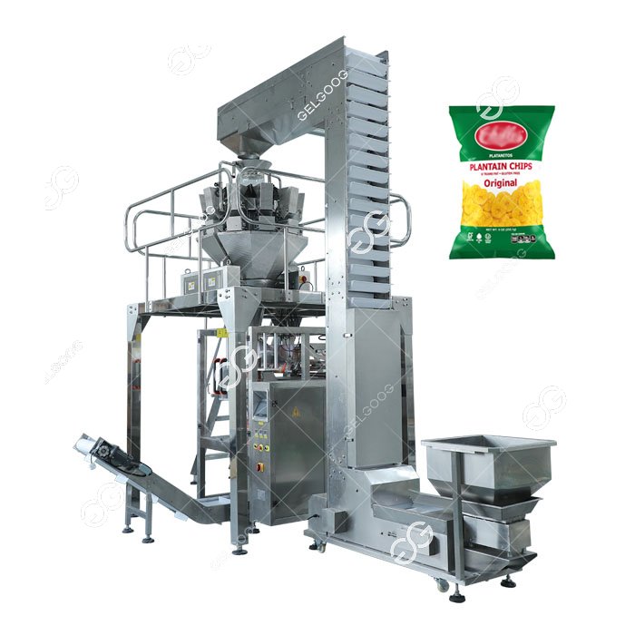 Automatic Plantain Banana Chips Packaging Machine 55 bags/minute