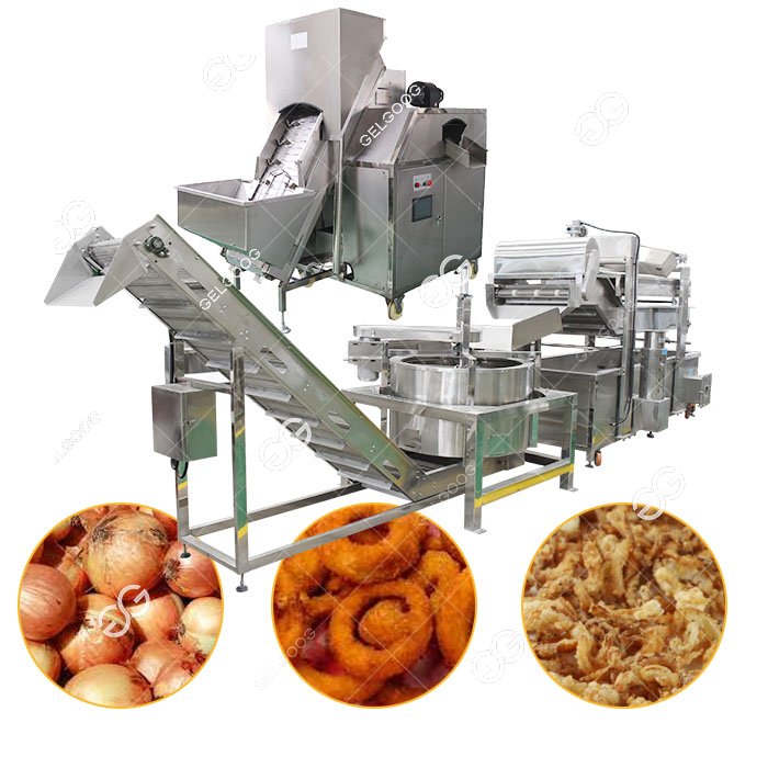 Crispy Fried Onion Rings Processing Machine