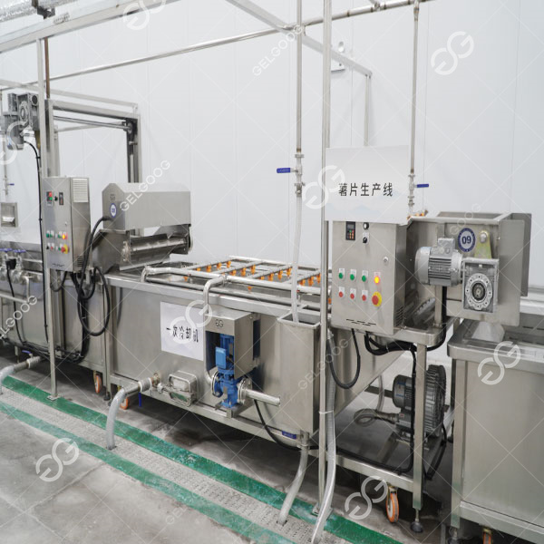 Crisp Sweet Potato Chips Vacuum Frying Production Line