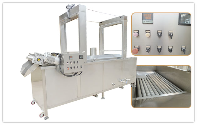 Oil Water Mixed Chin Chin Fryer Machine