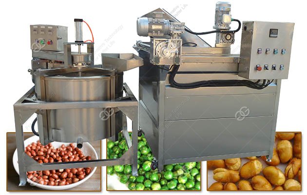 Oil Water Mixed Frying Machine