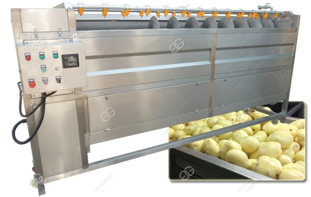 Potato Washing and Peeling Machine