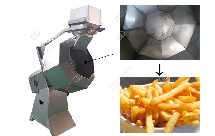 Octagonal French Fries Seasoning Machine