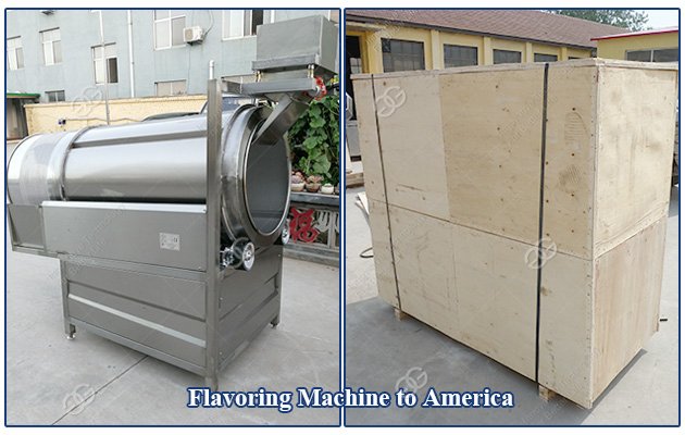 Chips Flavoring Machine to America