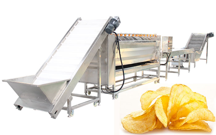 Automatic Potato Slicing Machines for Potato Chips Making Business