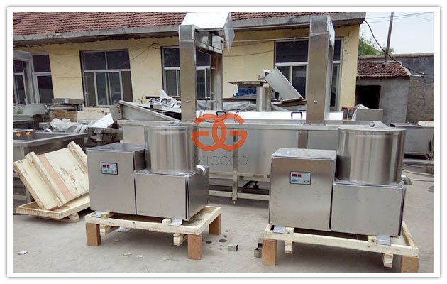 Fried Pork Cracklings Frying Machine Sold To UK