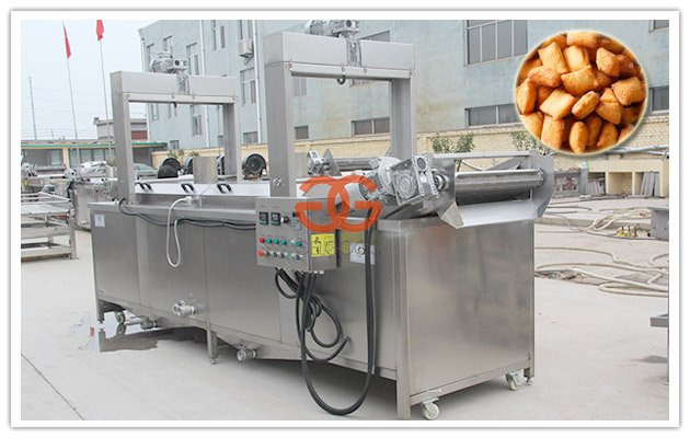 Gas Heating Continuous Chin Chin Frying Machine Nigeria