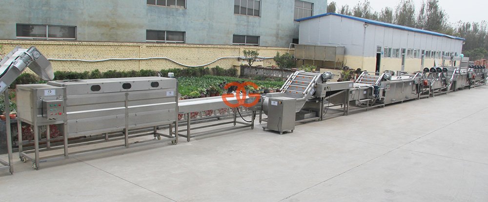 Dây chuyền sản xuất khoai tây chiên kiểu Pháp GELGOOG với 500 kg / giờ