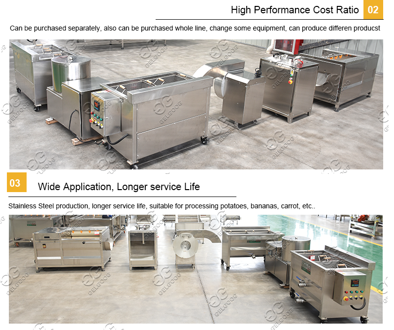 Small French Fries Processing Line