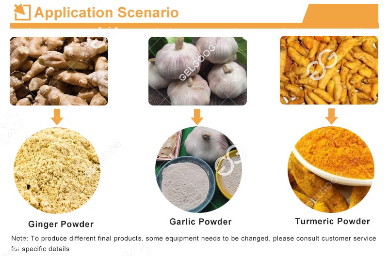 Ginger Powder Manufacturing Process