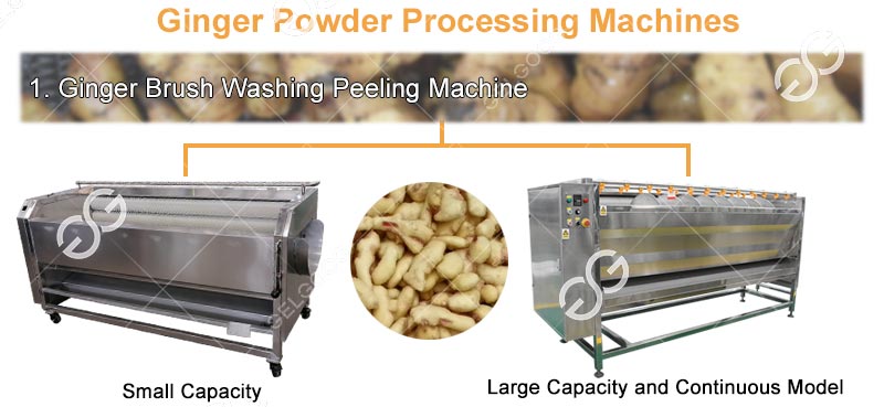 Ginger Washing Peeling Machine