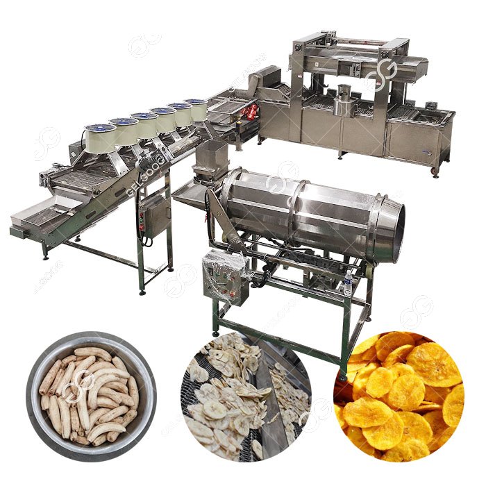 500kg/h Banana Chips Processing Line