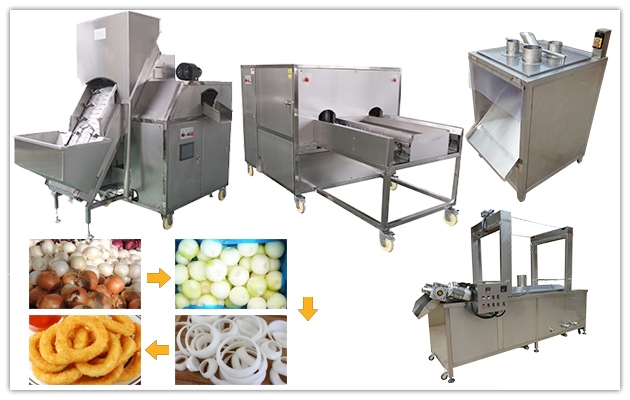 Fried Onion Rings Production Line