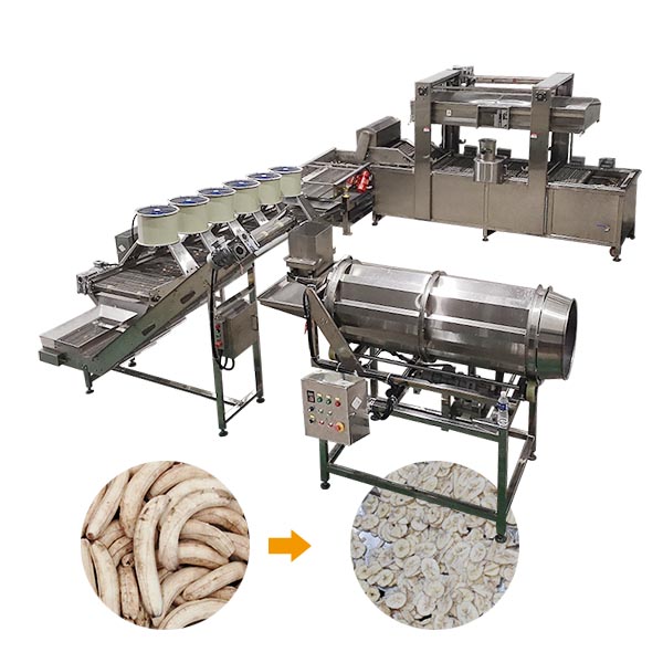 Automatic Fried Banana Plantain Chips Production Line